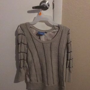 Vintage glittery tan sweater